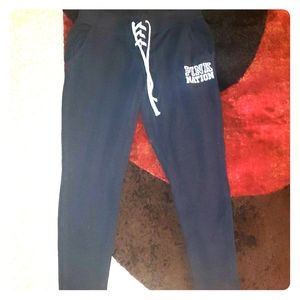 Pink Victoria's Secret Joggers